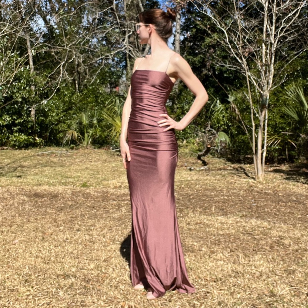 NWT Rosy Form Fitting Gown